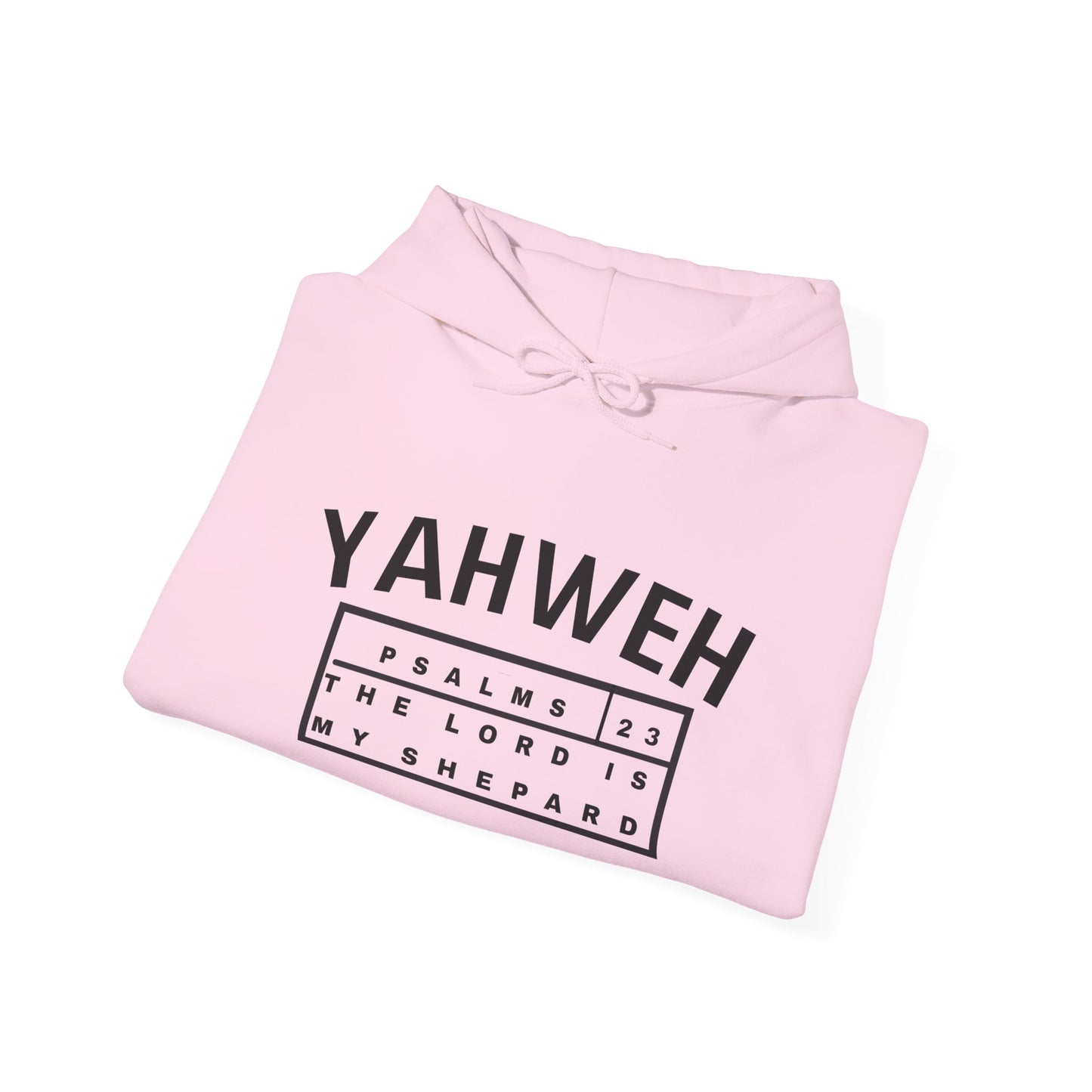 Yahweh Psalms 23 Hoodie – "The Lord is My Shepherd" Faith Sweatshirt