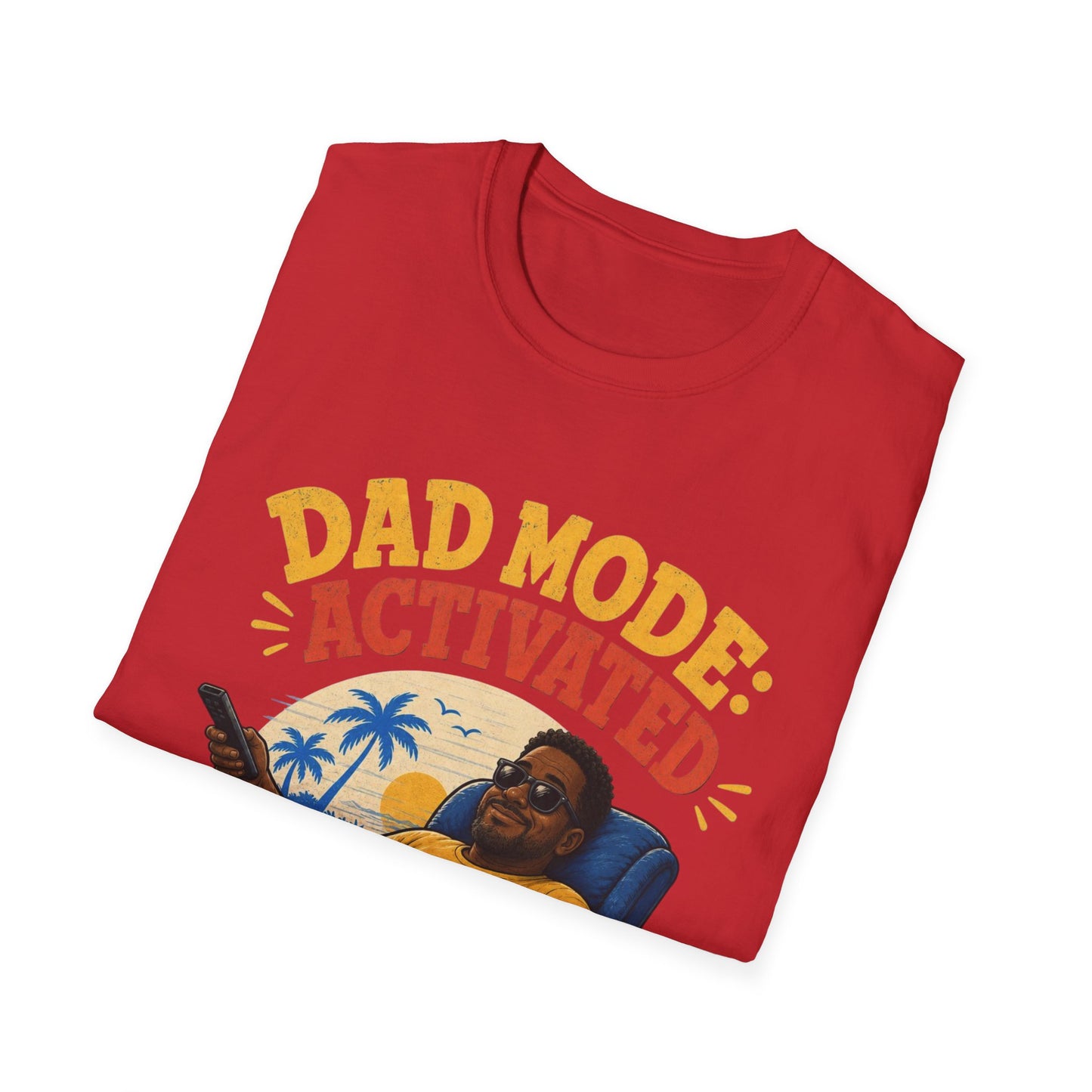 Dad Mode Activated T-Shirt – Funny Relaxed Father Graphic Tee