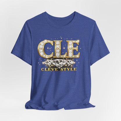 CLE Bling Tee - "Cleve Style" Diamond Graphic T-Shirt