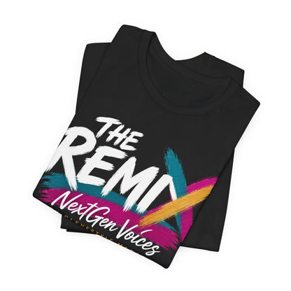 NextGen Vibes Tee — Colorful Brushstroke Logo T‑Shirt