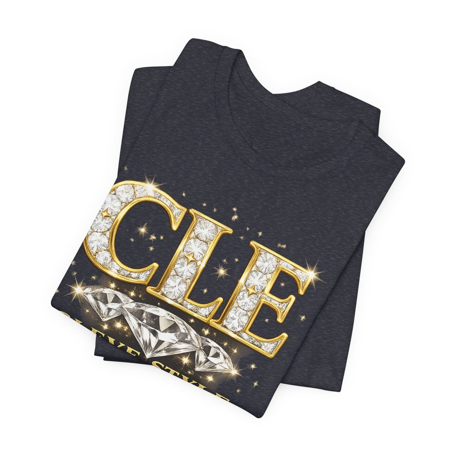 CLE Bling Tee - "Cleve Style" Diamond Graphic T-Shirt