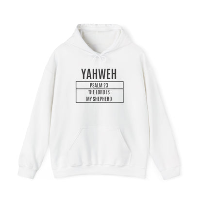 Yahweh Psalm 23 Hoodie – "The Lord is My Shepard" Faith Pullover (CleveStyle on left sleeve)