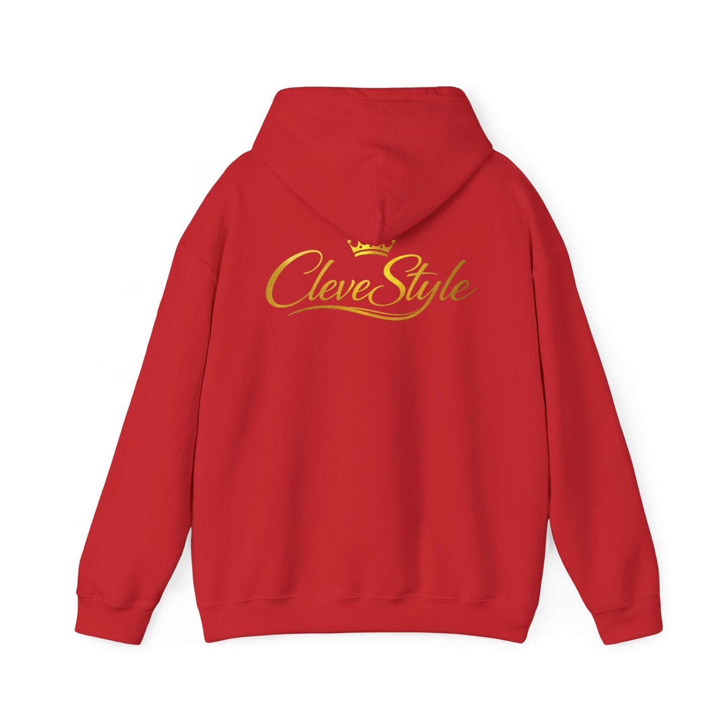 Copy of Clevestyle Gold Script Hoodie — Premium Logo Back Print