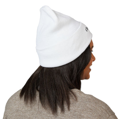 Classic Cuffed Beanie – Cozy Winter Accessory, Embroidered Gift, Fashion Beanie, Casual Headwear, Unisex Winterwear, Trendy Hat