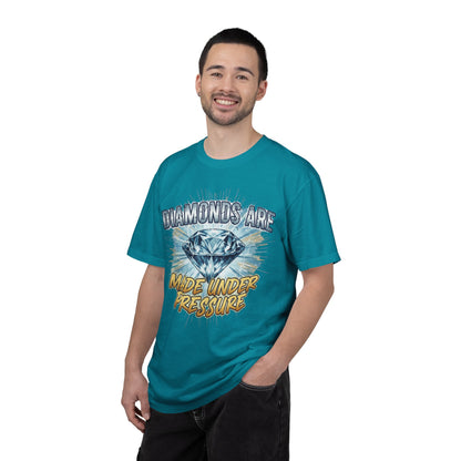 Diamonds Are Made Under Pressure T-Shirt — Inspirational Graphic Tee