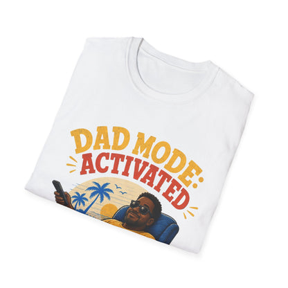 Dad Mode Activated T-Shirt – Funny Relaxed Father Graphic Tee
