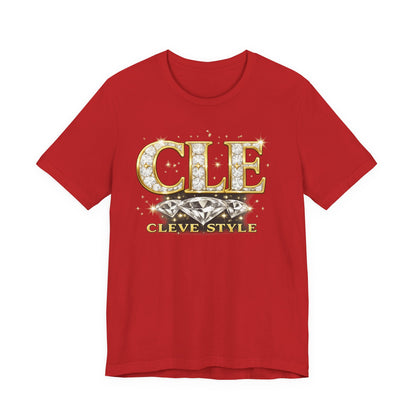 CLE Bling Tee - "Cleve Style" Diamond Graphic T-Shirt