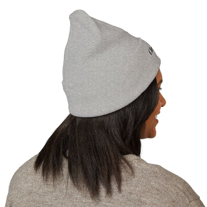 Classic Cuffed Beanie – Cozy Winter Accessory, Embroidered Gift, Fashion Beanie, Casual Headwear, Unisex Winterwear, Trendy Hat