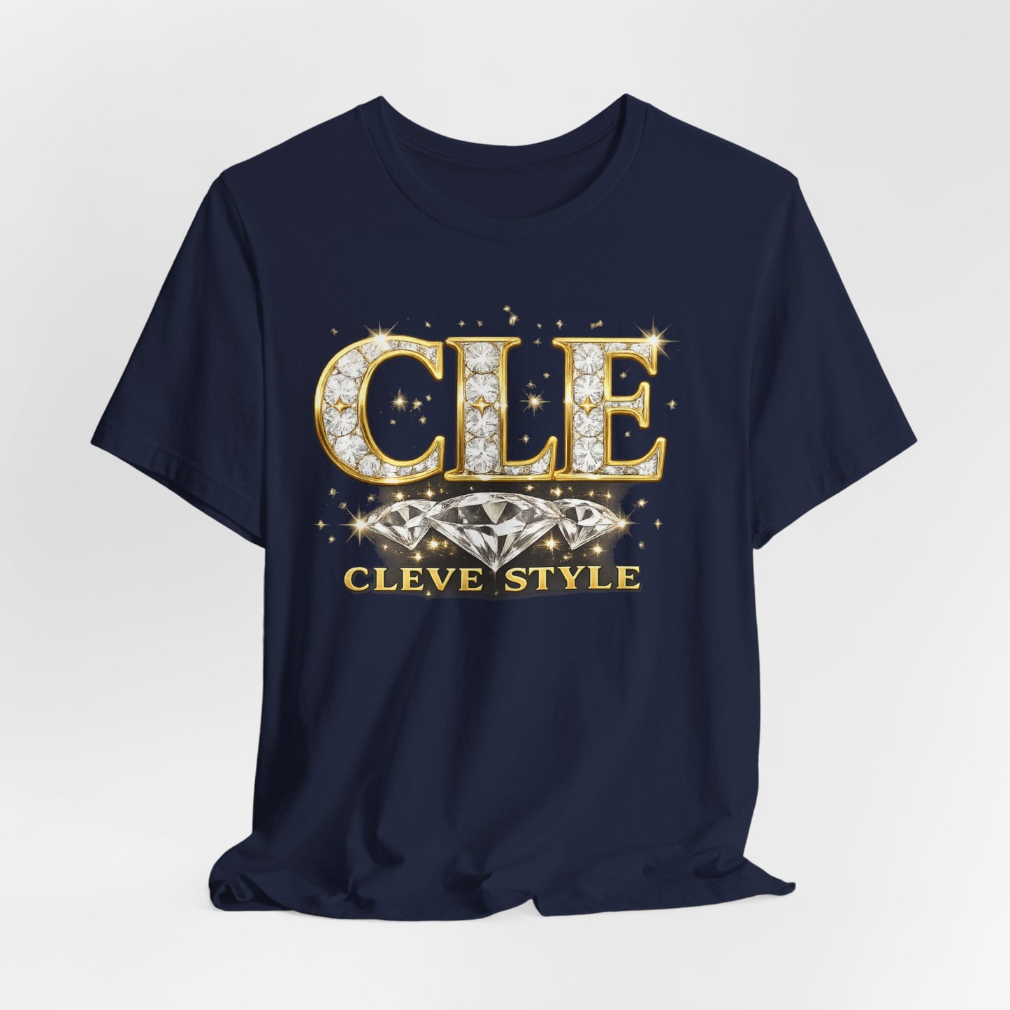 CLE Bling Tee - "Cleve Style" Diamond Graphic T-Shirt