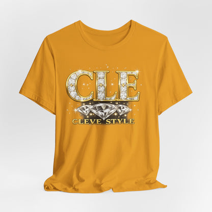 CLE Bling Tee - "Cleve Style" Diamond Graphic T-Shirt
