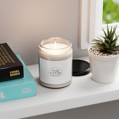 It's Okay to Not Be Okay Soy Candle | Mental Health Affirmation, Self Care