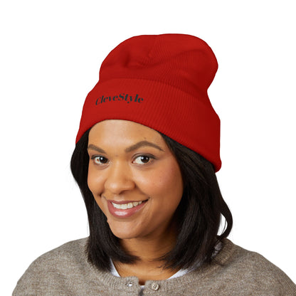 Classic Cuffed Beanie – Cozy Winter Accessory, Embroidered Gift, Fashion Beanie, Casual Headwear, Unisex Winterwear, Trendy Hat