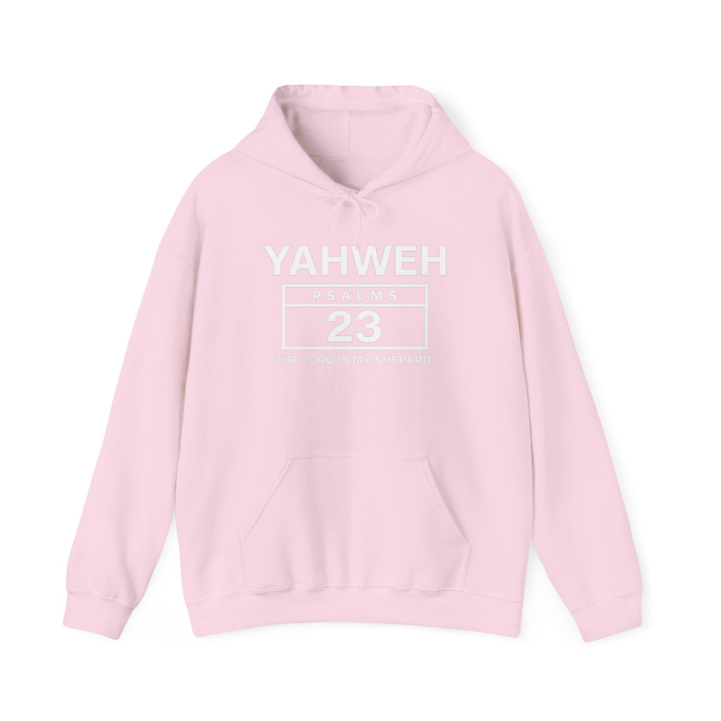 YAHWEH Psalms 23 Hoodie — "The Lord Is My Shepard" Christian Faith Sweatshirt
