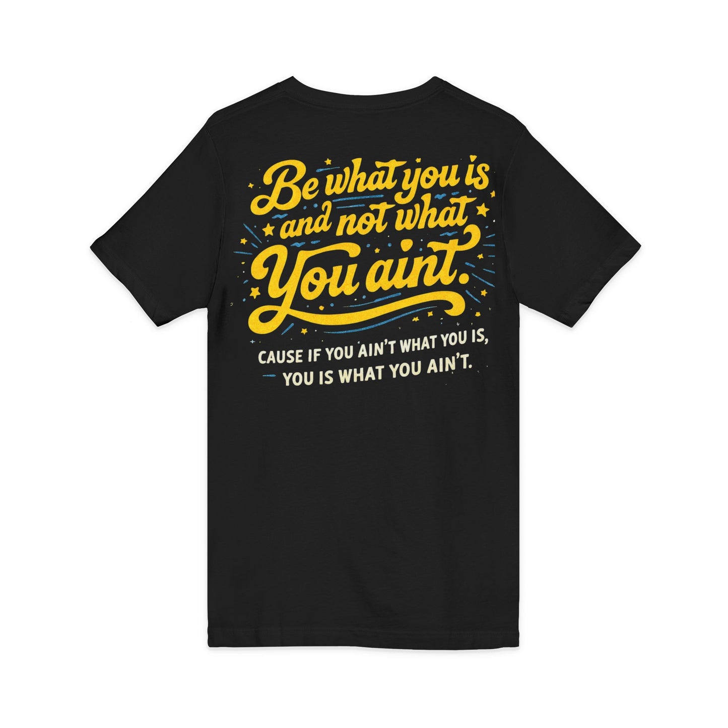 Unisex Jersey Short Sleeve V-Neck Tee