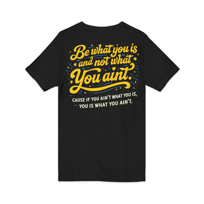 Unisex Jersey Short Sleeve V-Neck Tee
