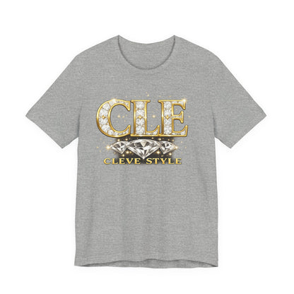 CLE Bling Tee - "Cleve Style" Diamond Graphic T-Shirt