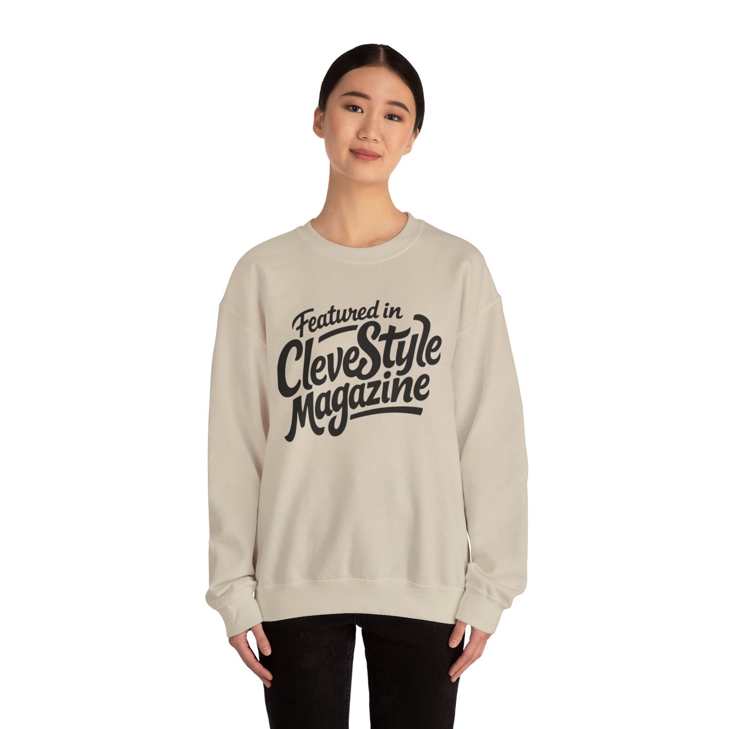 Copy of Copy of Featured in CleveStyle Magazine Crewneck Sweatshirt