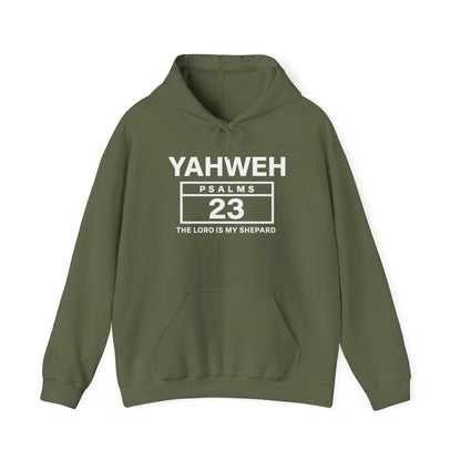Copy of Copy of YAHWEH Psalms 23 Hoodie — "The Lord Is My Shepard" Christian Faith Sweatshirt