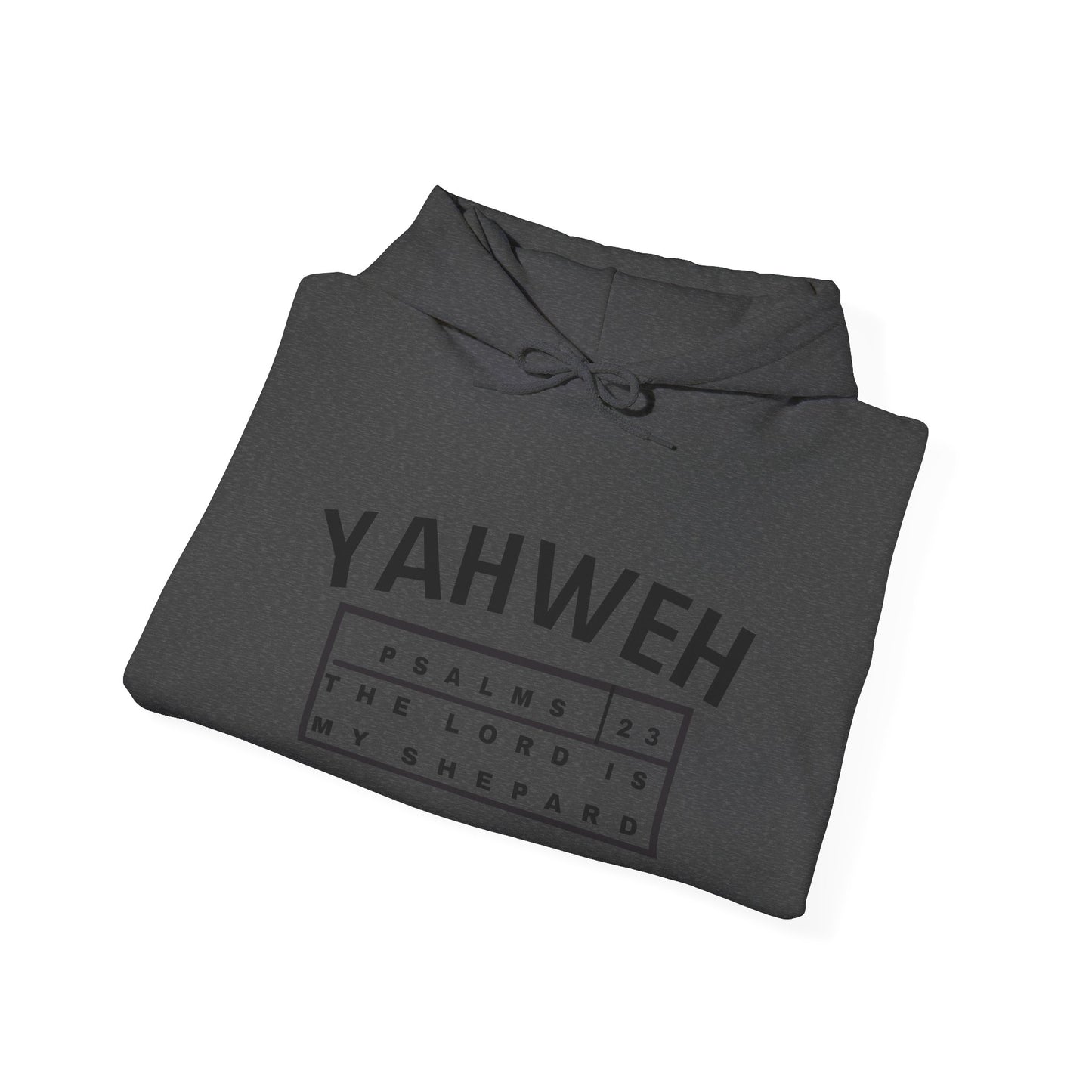 Yahweh Psalms 23 Hoodie – "The Lord is My Shepherd" Faith Sweatshirt