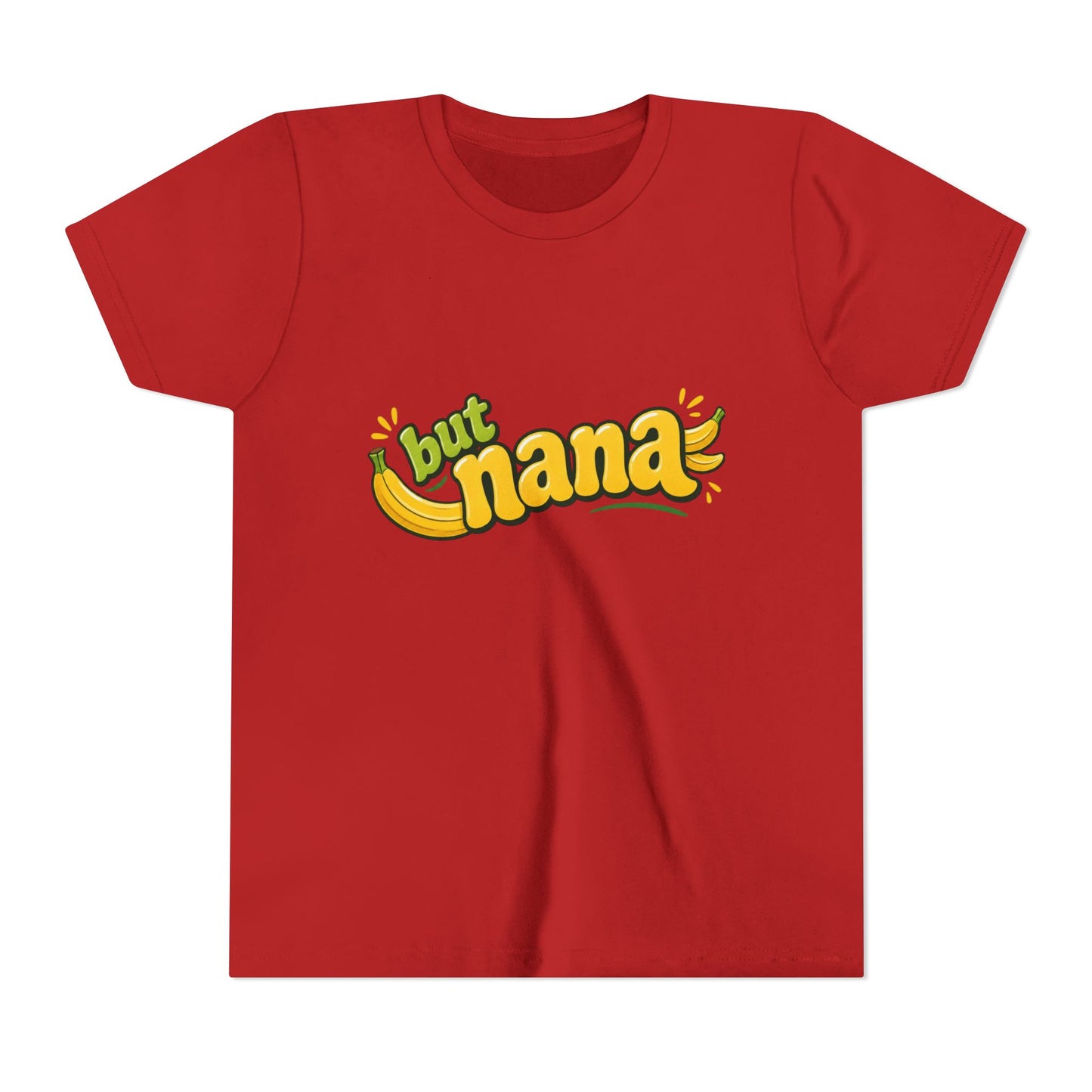 Youth Tee — "But Nana" Cute Banana Graphic Kids Shirt