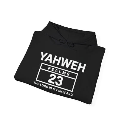 YAHWEH Psalms 23 Hoodie — "The Lord Is My Shepard" Christian Faith Sweatshirt