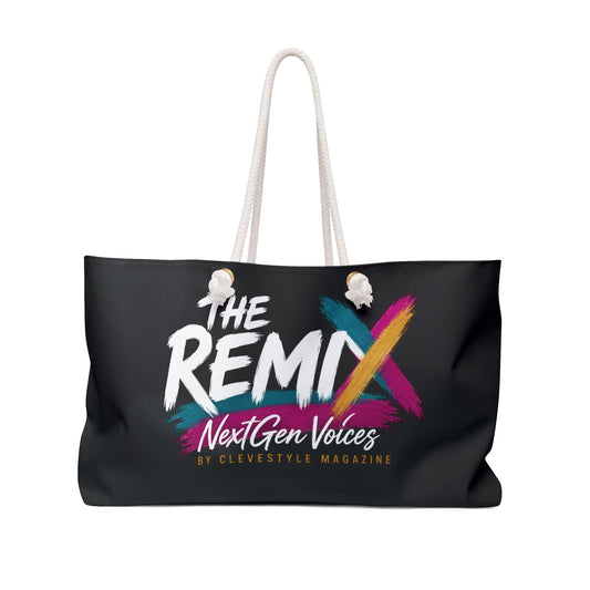 Weekender Bag — 'The Remix' Colorful Logo Travel Tote