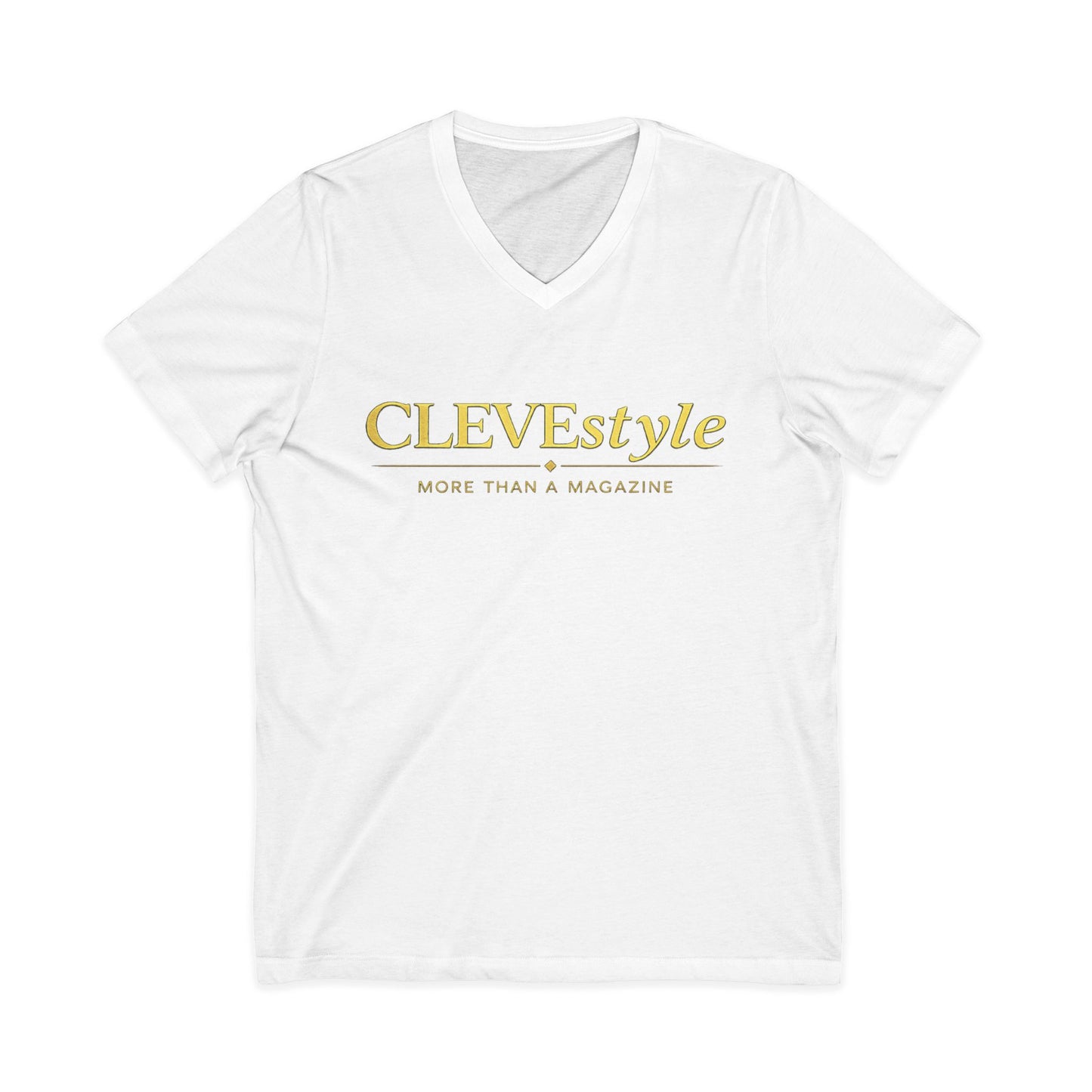 Unisex Jersey Short Sleeve V-Neck Tee