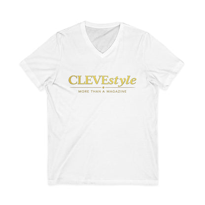 Unisex Jersey Short Sleeve V-Neck Tee