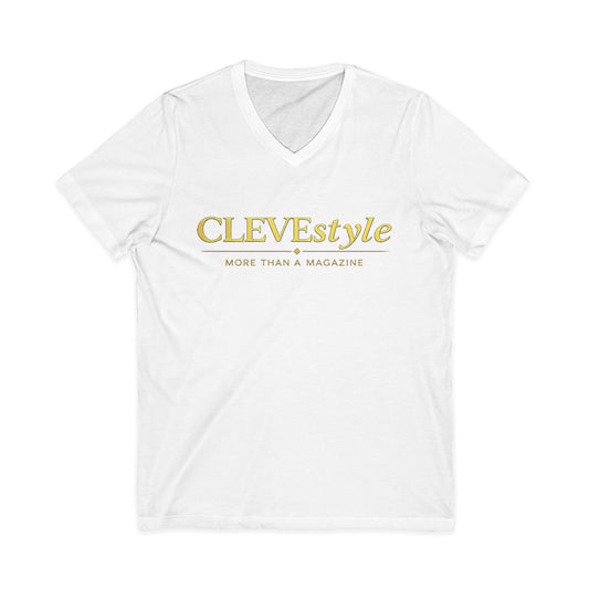 Unisex Jersey Short Sleeve V-Neck Tee