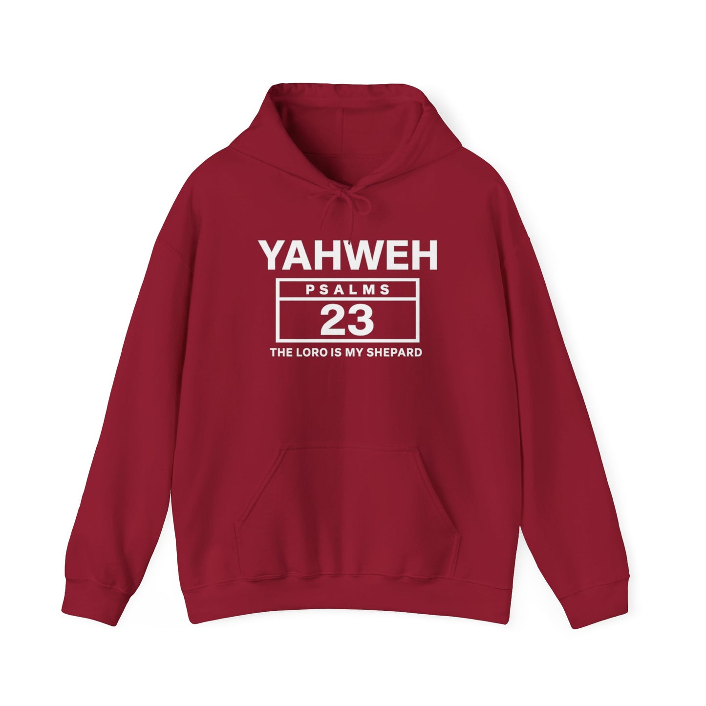 Copy of Copy of YAHWEH Psalms 23 Hoodie — "The Lord Is My Shepard" Christian Faith Sweatshirt