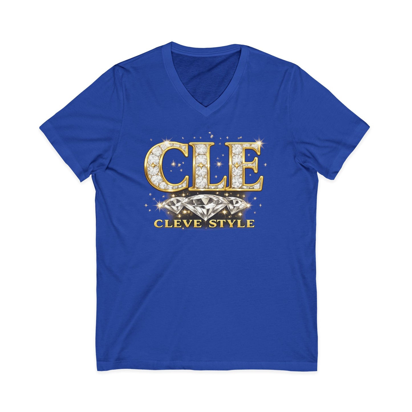 CLE 'Cleve Style' V-Neck Tee - Cleveland City Pride Graphic Shirt
