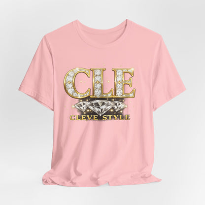 CLE Bling Tee - "Cleve Style" Diamond Graphic T-Shirt