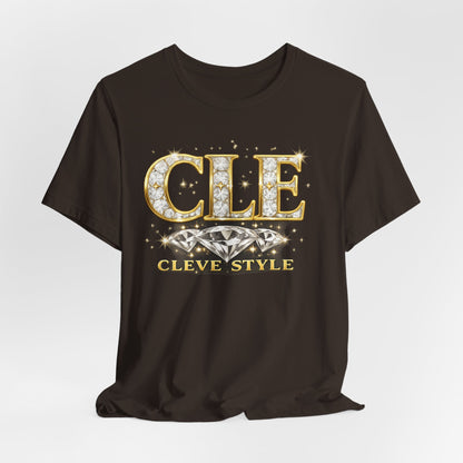 CLE Bling Tee - "Cleve Style" Diamond Graphic T-Shirt