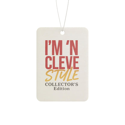 Car Air Freshener with 'I'm 'N Cleve Style' Design - Unique Aromatic Decor for Home and Auto, Collector's Edition, Gift for Friends, [...]