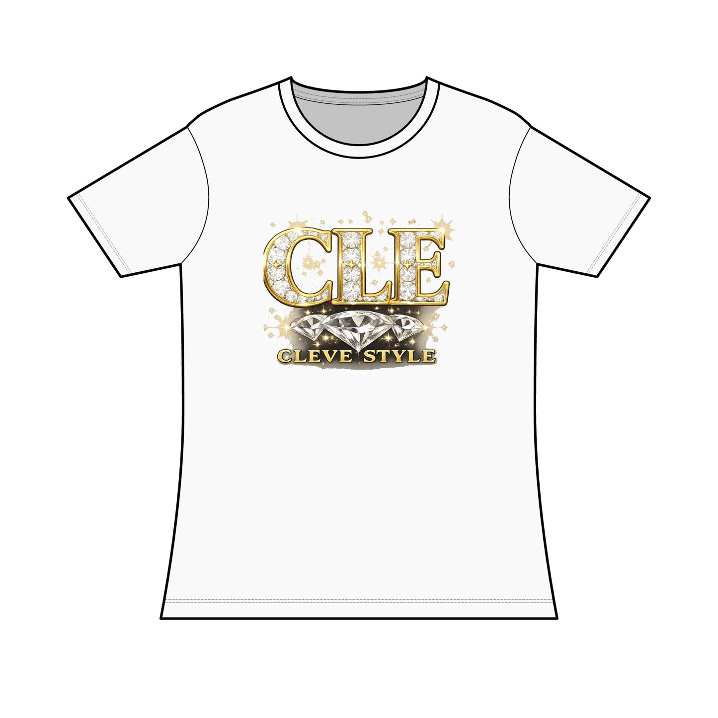 CLE Diamond Tee — Cleve Style Women’s Graphic Shirt
