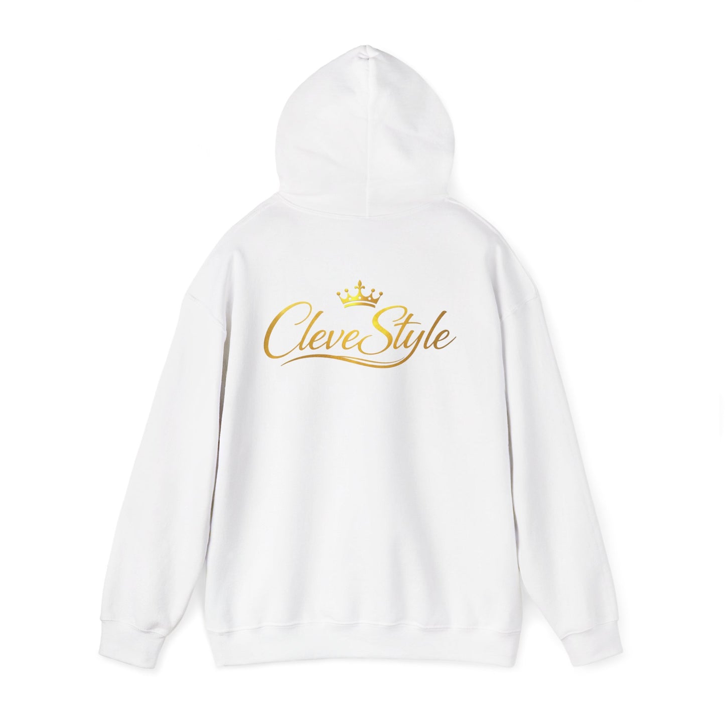 Copy of Clevestyle Gold Script Hoodie — Premium Logo Back Print