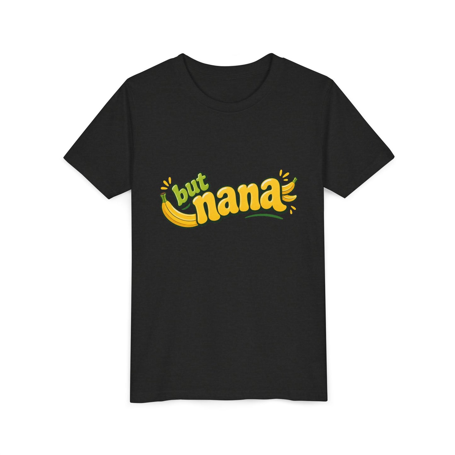 Youth Tee — "But Nana" Cute Banana Graphic Kids Shirt