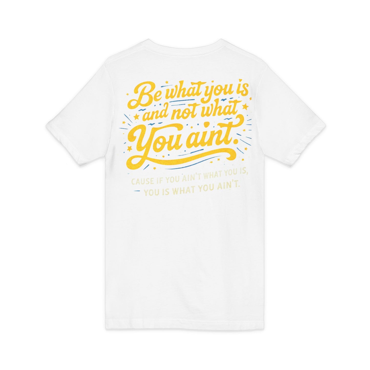 Unisex Jersey Short Sleeve V-Neck Tee