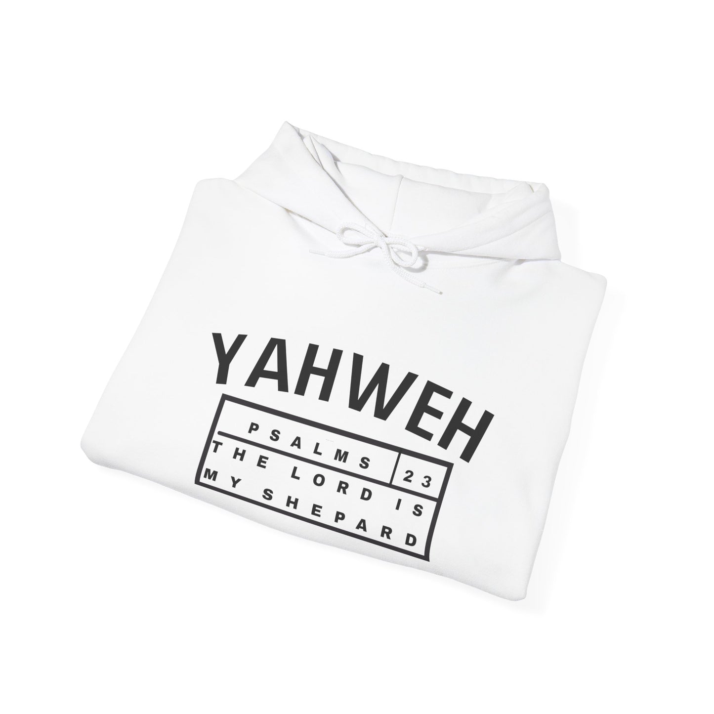 Yahweh Psalms 23 Hoodie – "The Lord is My Shepherd" Faith Sweatshirt