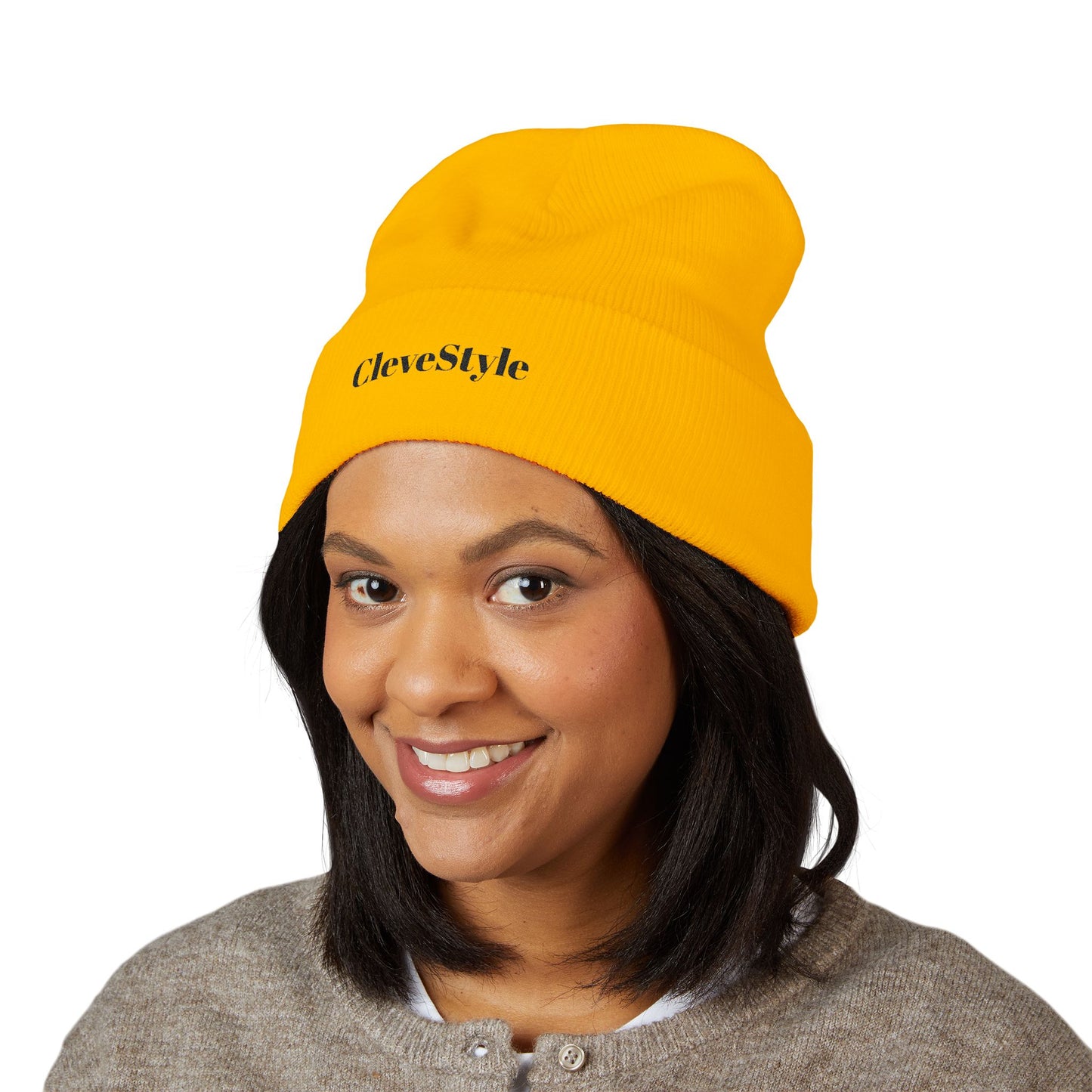 Classic Cuffed Beanie – Cozy Winter Accessory, Embroidered Gift, Fashion Beanie, Casual Headwear, Unisex Winterwear, Trendy Hat