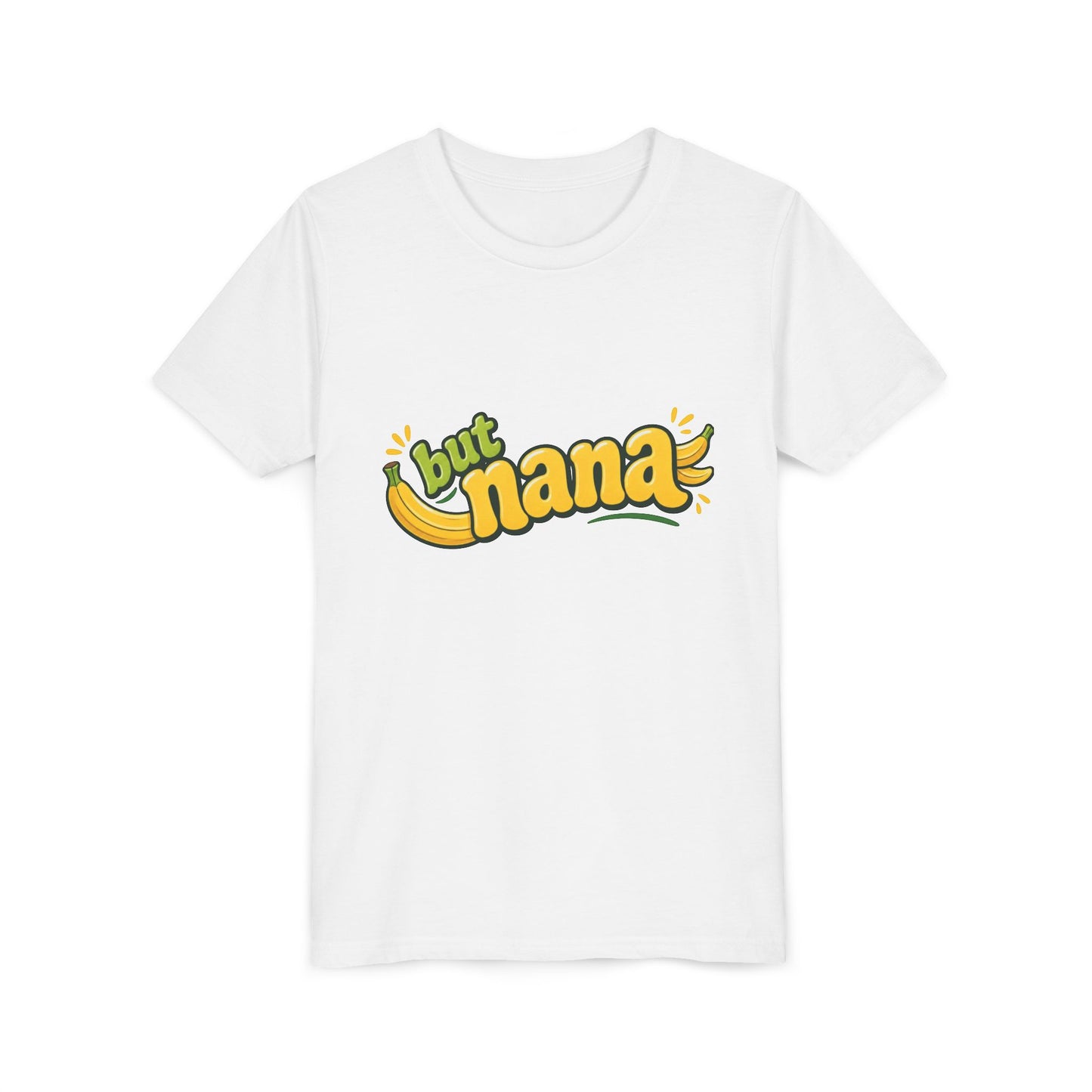 Youth Tee — "But Nana" Cute Banana Graphic Kids Shirt
