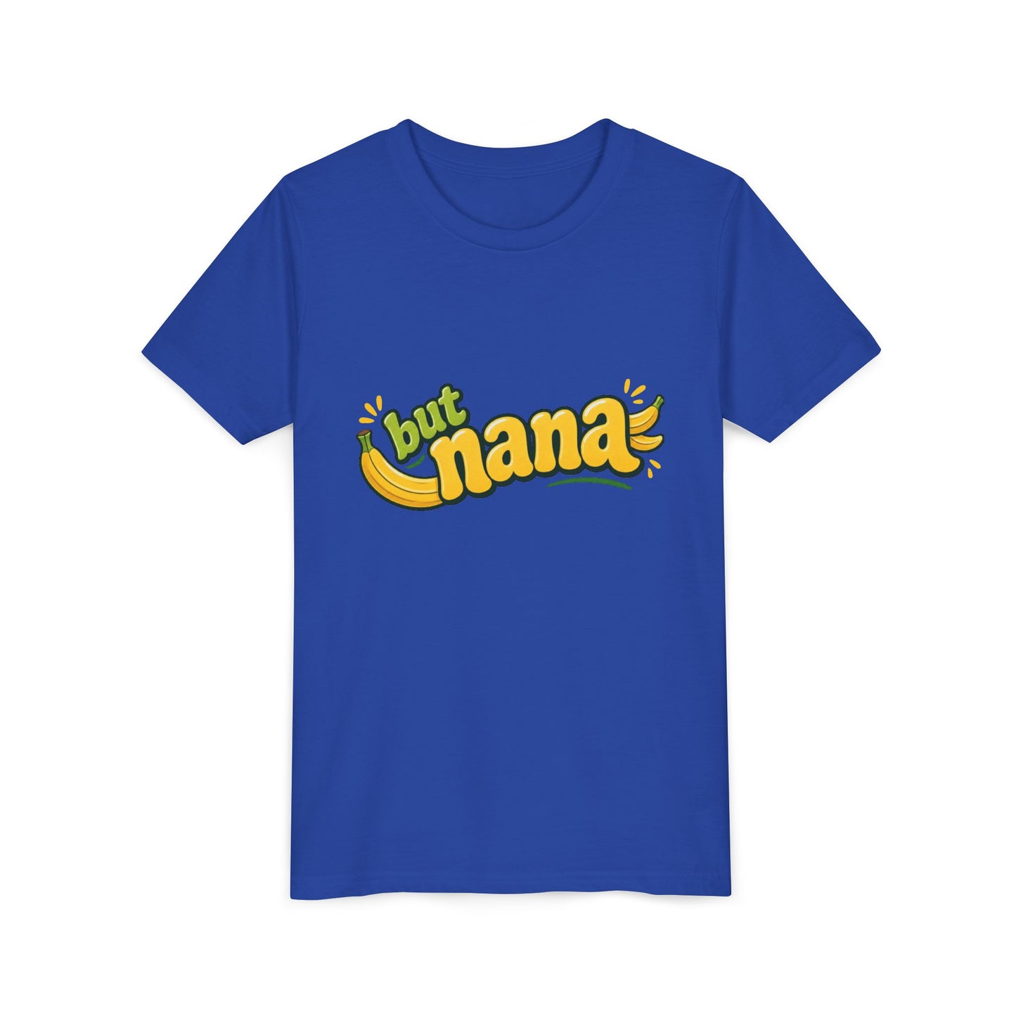 Youth Tee — "But Nana" Cute Banana Graphic Kids Shirt
