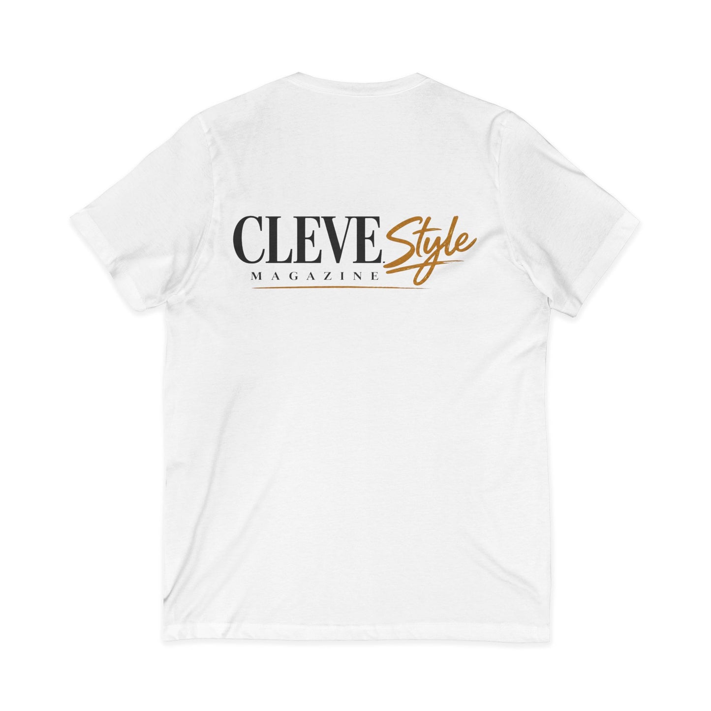 CLEVEStyle Magazine V-Neck Tee — Lifestyle Logo T-Shirt