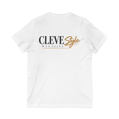CLEVEStyle Magazine V-Neck Tee — Lifestyle Logo T-Shirt