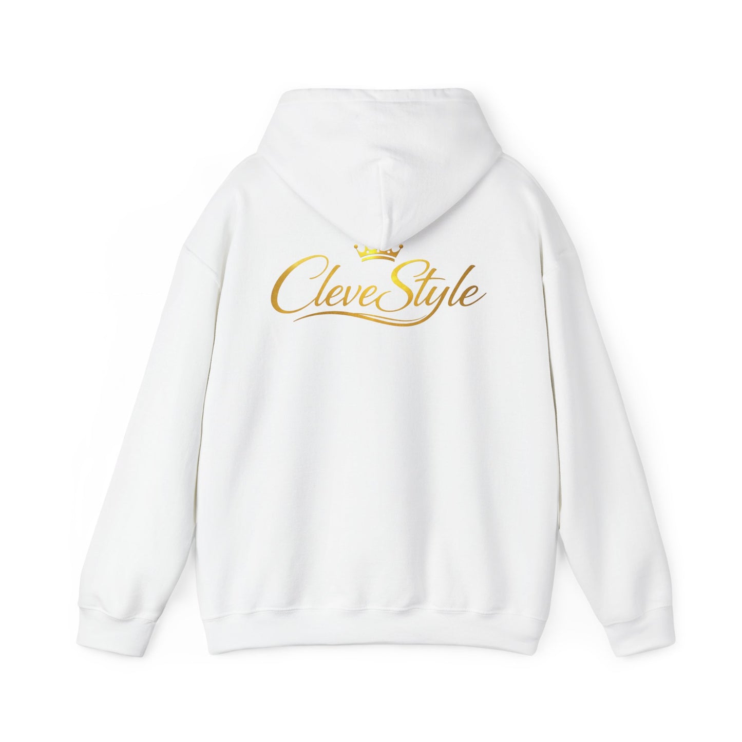 Copy of Clevestyle Gold Script Hoodie — Premium Logo Back Print