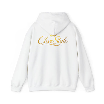 Copy of Clevestyle Gold Script Hoodie — Premium Logo Back Print