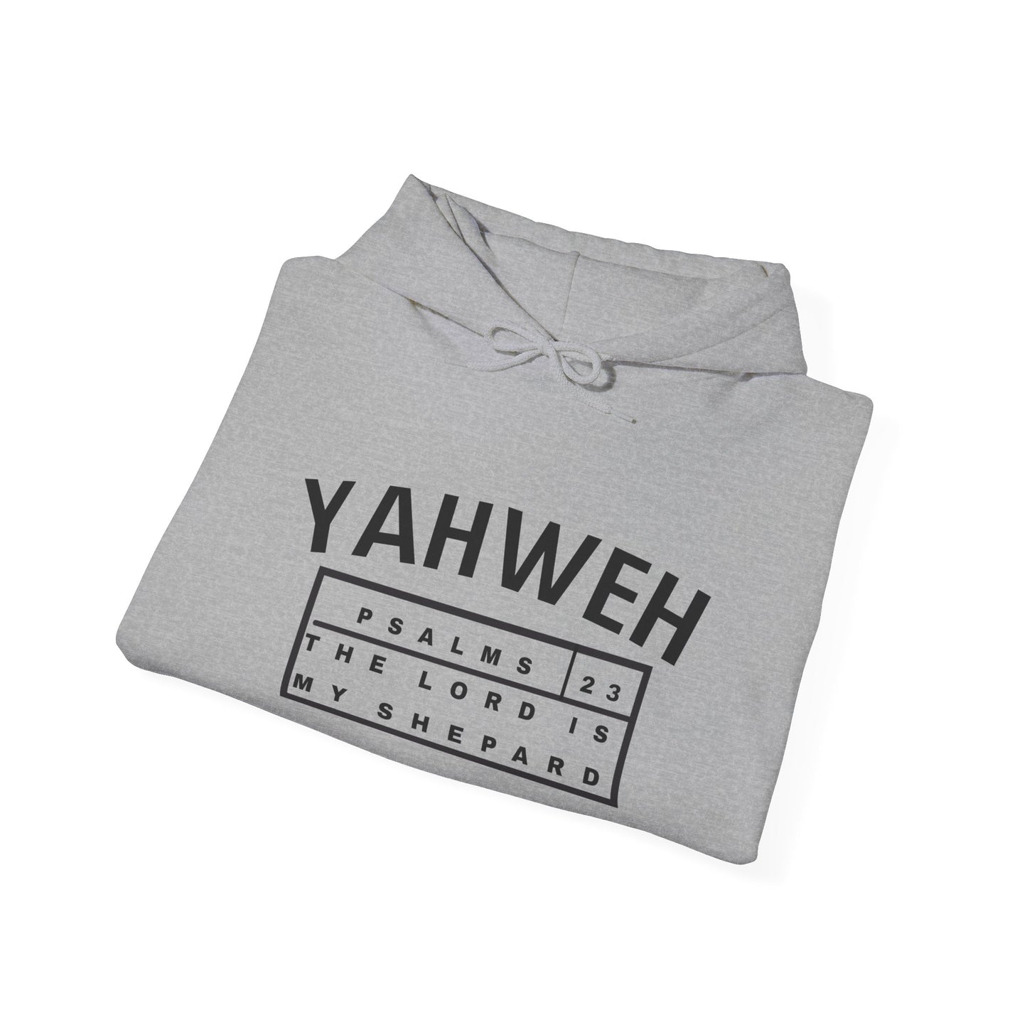Yahweh Psalms 23 Hoodie – "The Lord is My Shepherd" Faith Sweatshirt