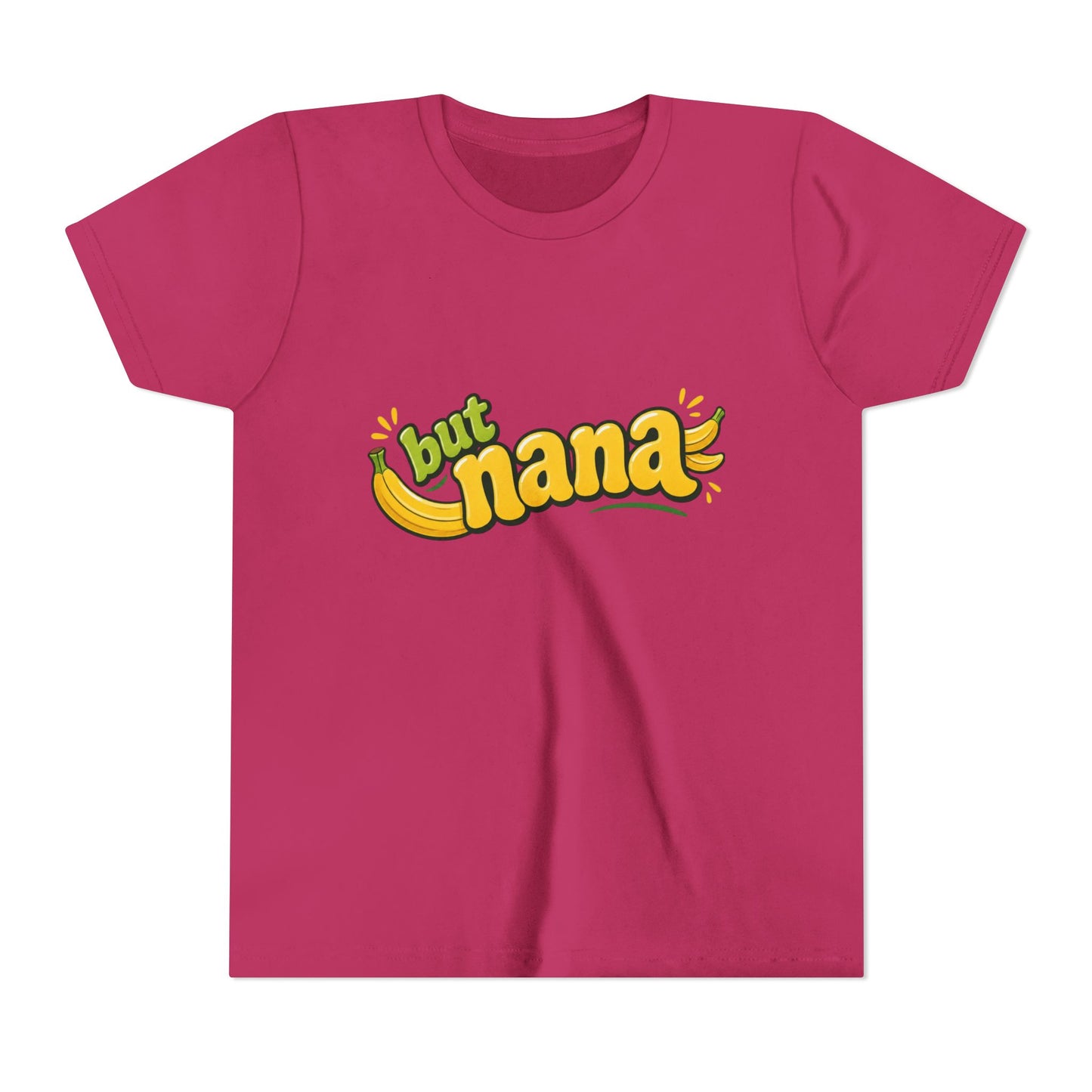 Youth Tee — "But Nana" Cute Banana Graphic Kids Shirt