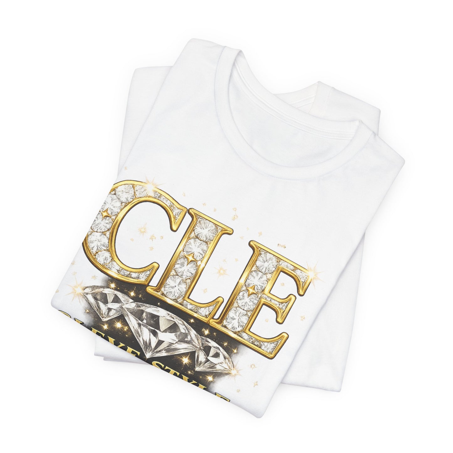 CLE Bling Tee - "Cleve Style" Diamond Graphic T-Shirt