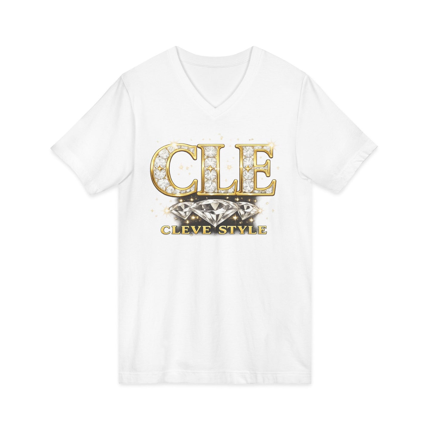 CLE 'Cleve Style' V-Neck Tee - Cleveland City Pride Graphic Shirt